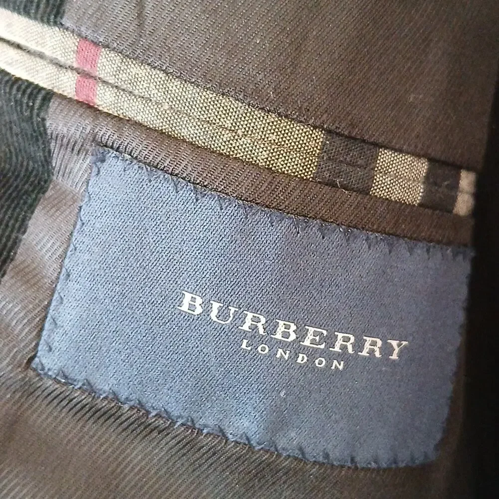 Burberry London Bond Street cashmere blend soft corduroy blazer